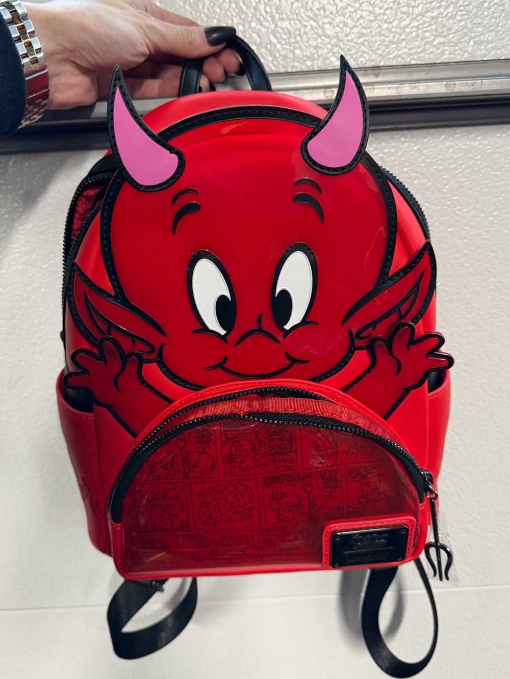 Loungefly Hot Stuff Red Devil Character Mini Backpack